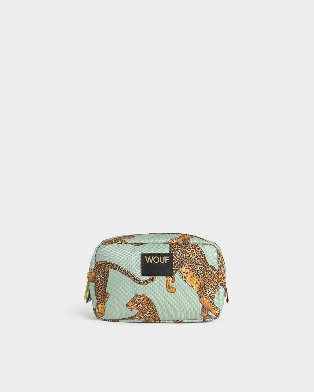 Emerald Leopard Makeup Bag | WOUF | Cosmetic + Toiletry Bags
