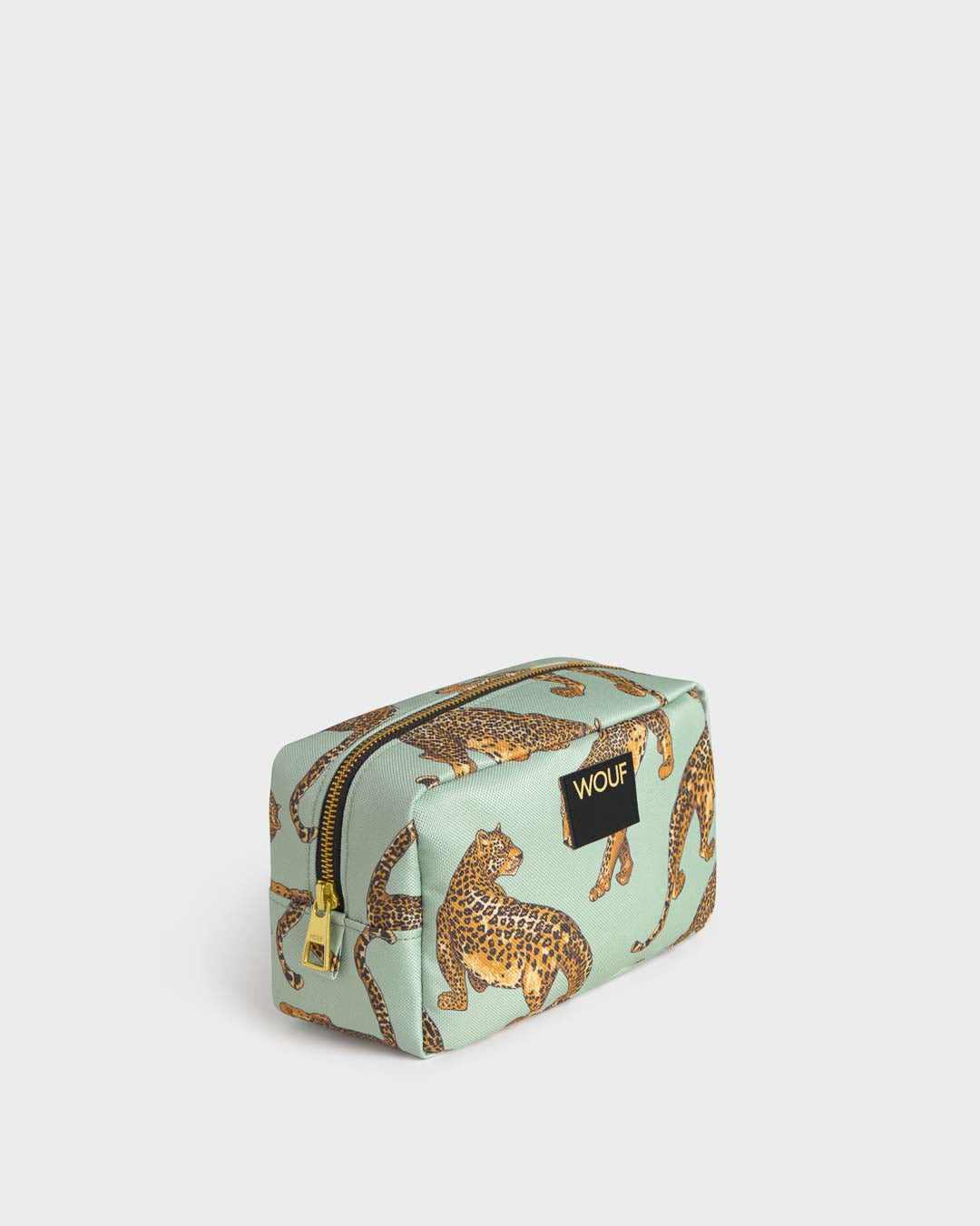 Emerald Leopard Toiletry Bag WOUF
