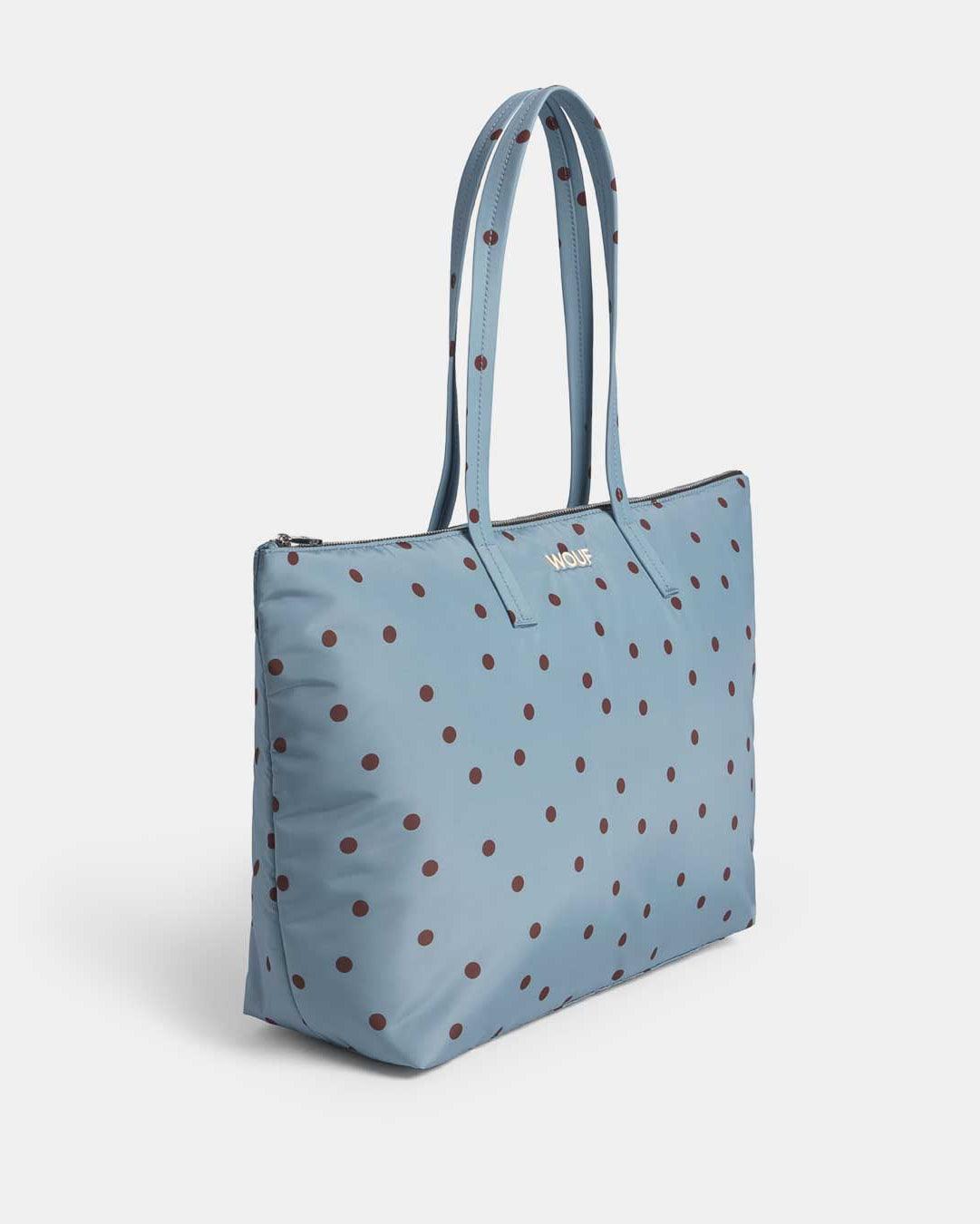 Polka Shopper Tote Bag WOUF