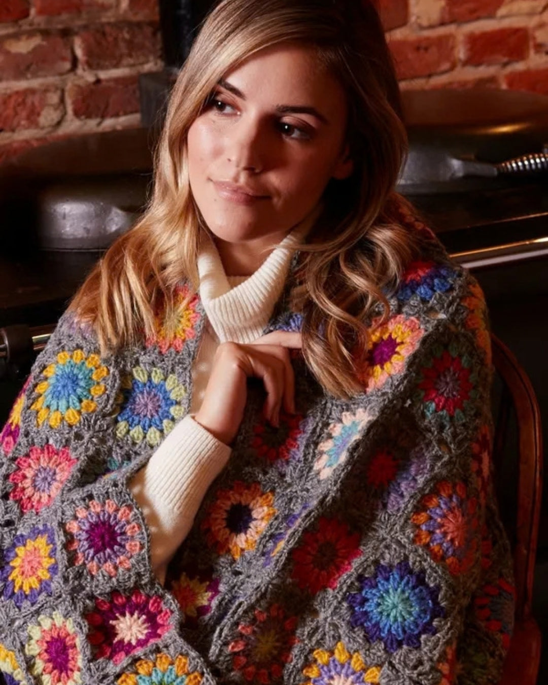 Bright Woodstock Throw Pachamama