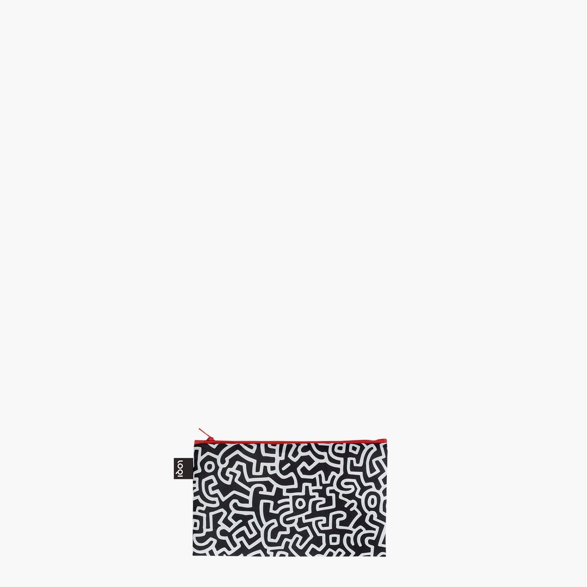 LOQI | Keith Haring (Untitled, Andy Mouse, New York) | Zip Pockets | LOQI | Packing + Organising