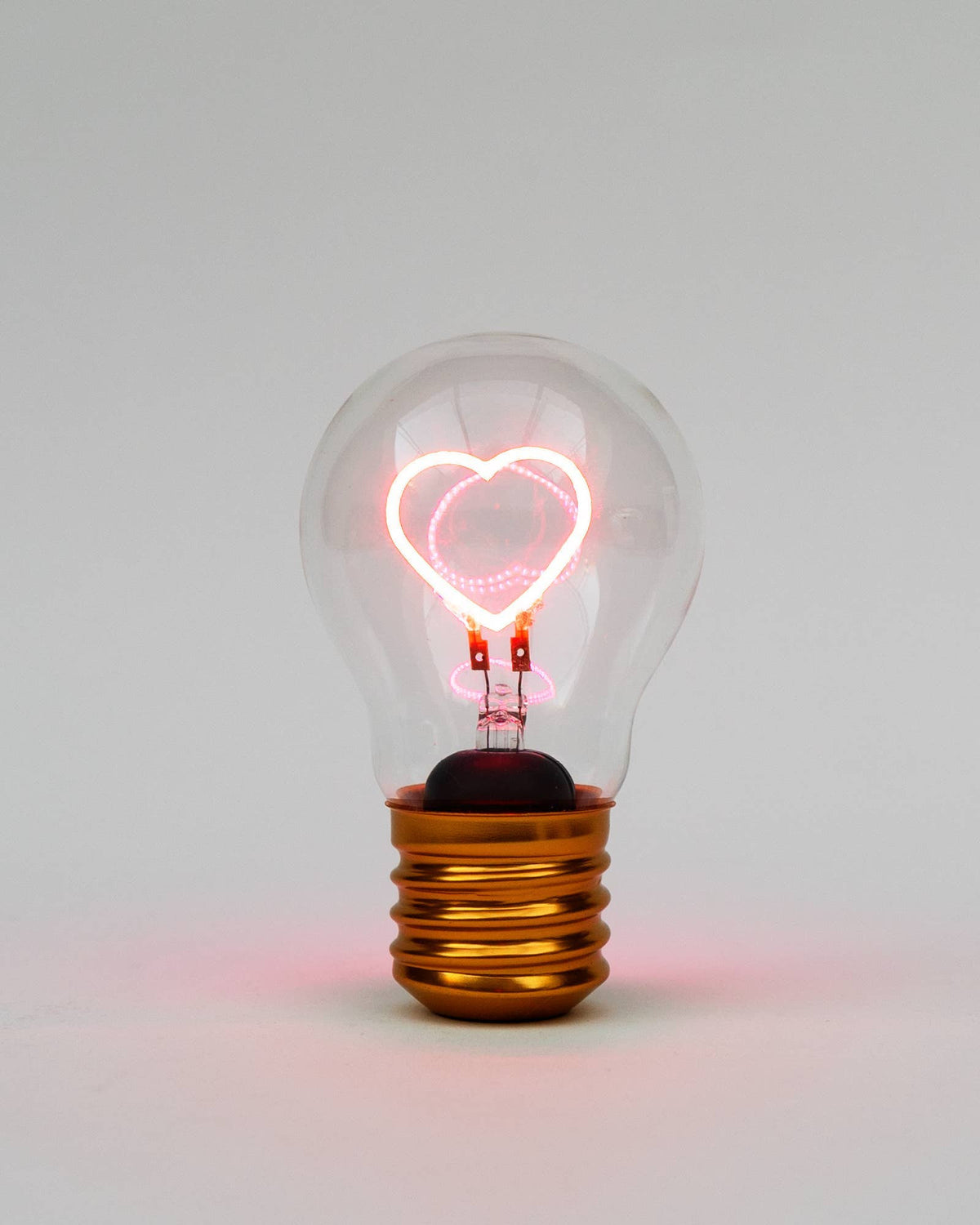 Pink Heart Cordless Lightbulb