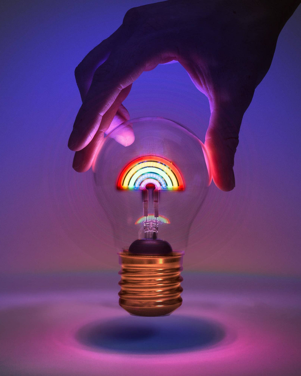 Rainbow Cordless Lightbulb