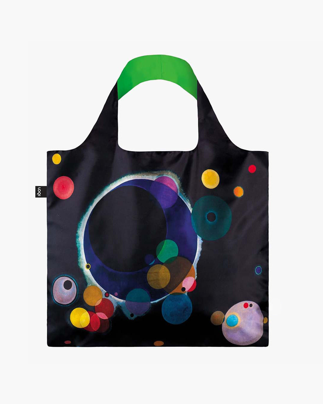 Several Circles Neon by Wassily Kandinsky Recycled Bag | LOQI | Shopping Tote Bag