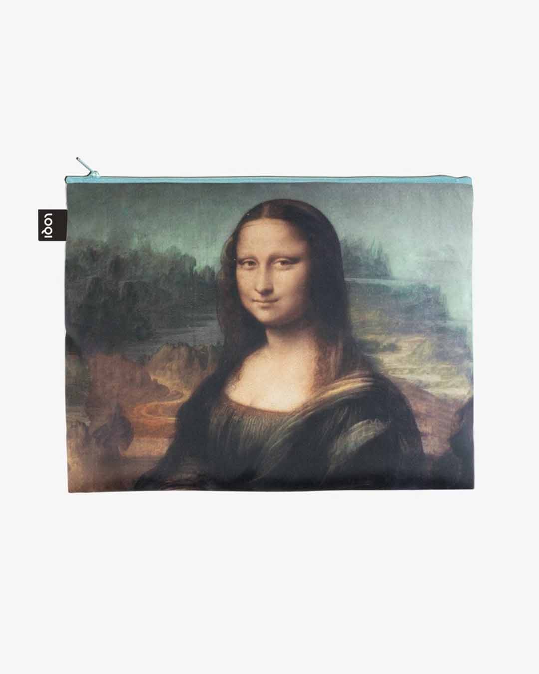 Michelangelo, Botticelli, da Vinci Set of 3 Recycled Zip Pockets | LOQI | Packing + Organising