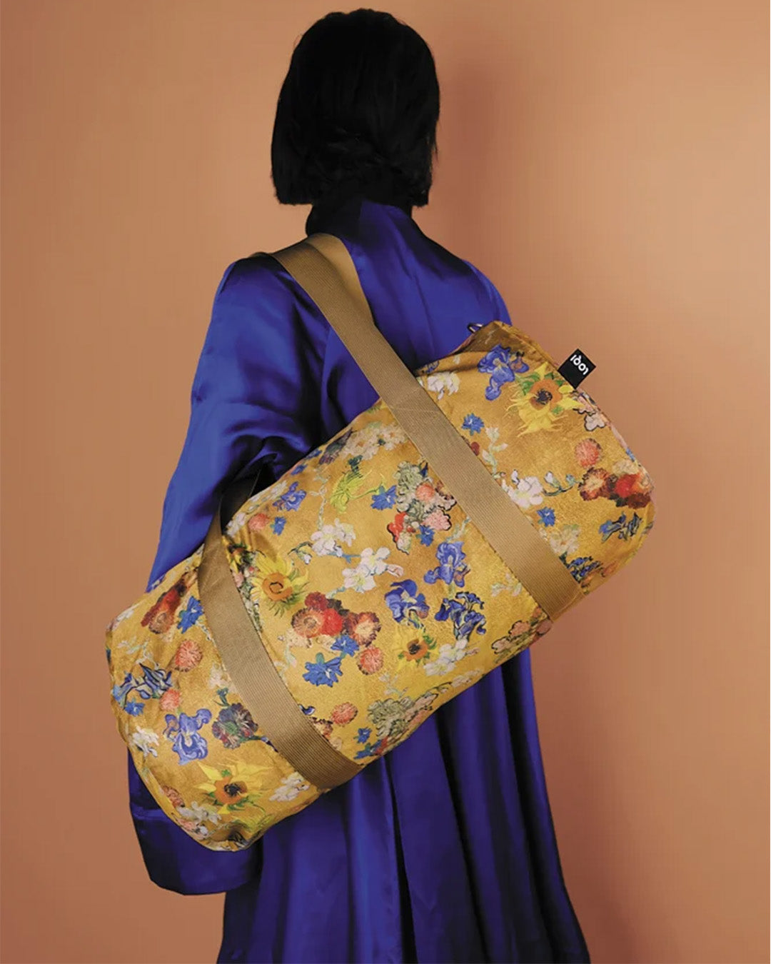 Bouquet Flower Pattern VAN GOGH MUSEUM Recycled Weekender Bag | LOQI | Travel + Overnight Bag