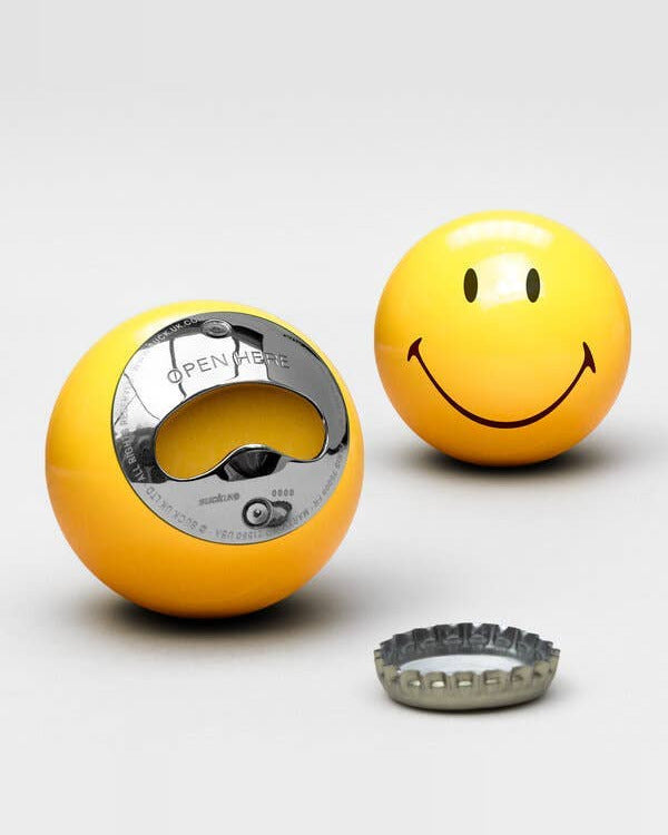 Smiley Pool Ball Bottle Opener