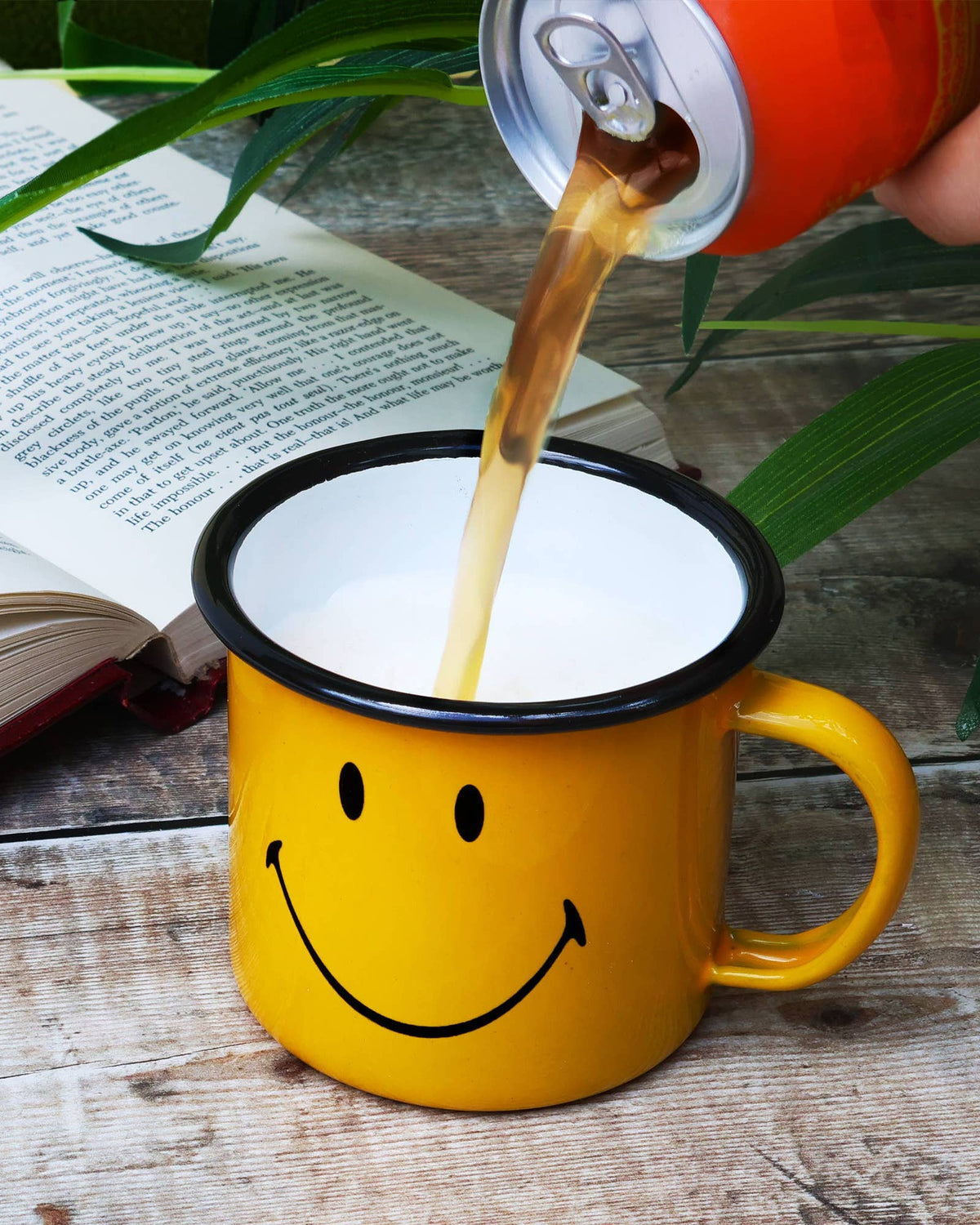 Smiley Enamel Mug