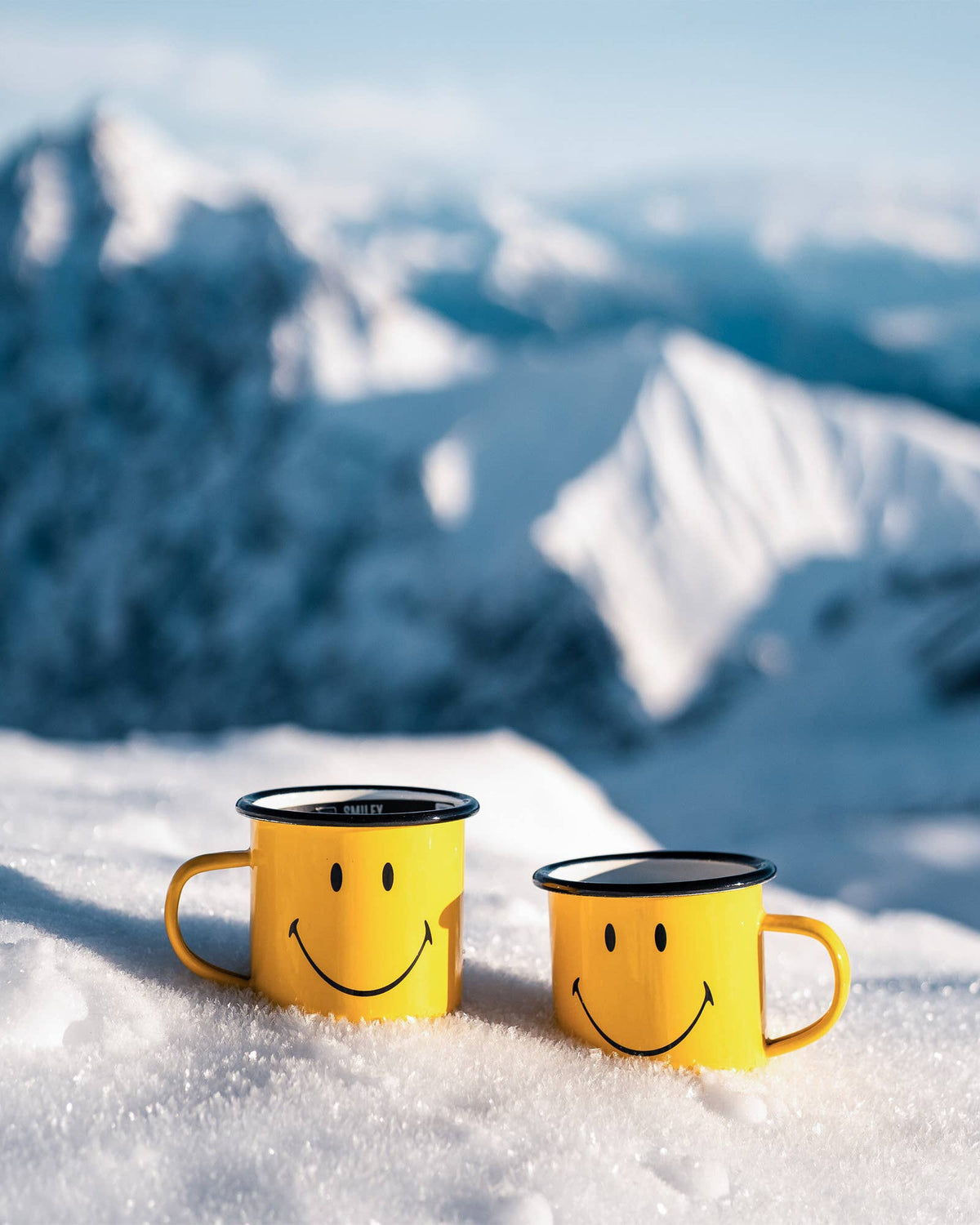 Smiley Enamel Mug