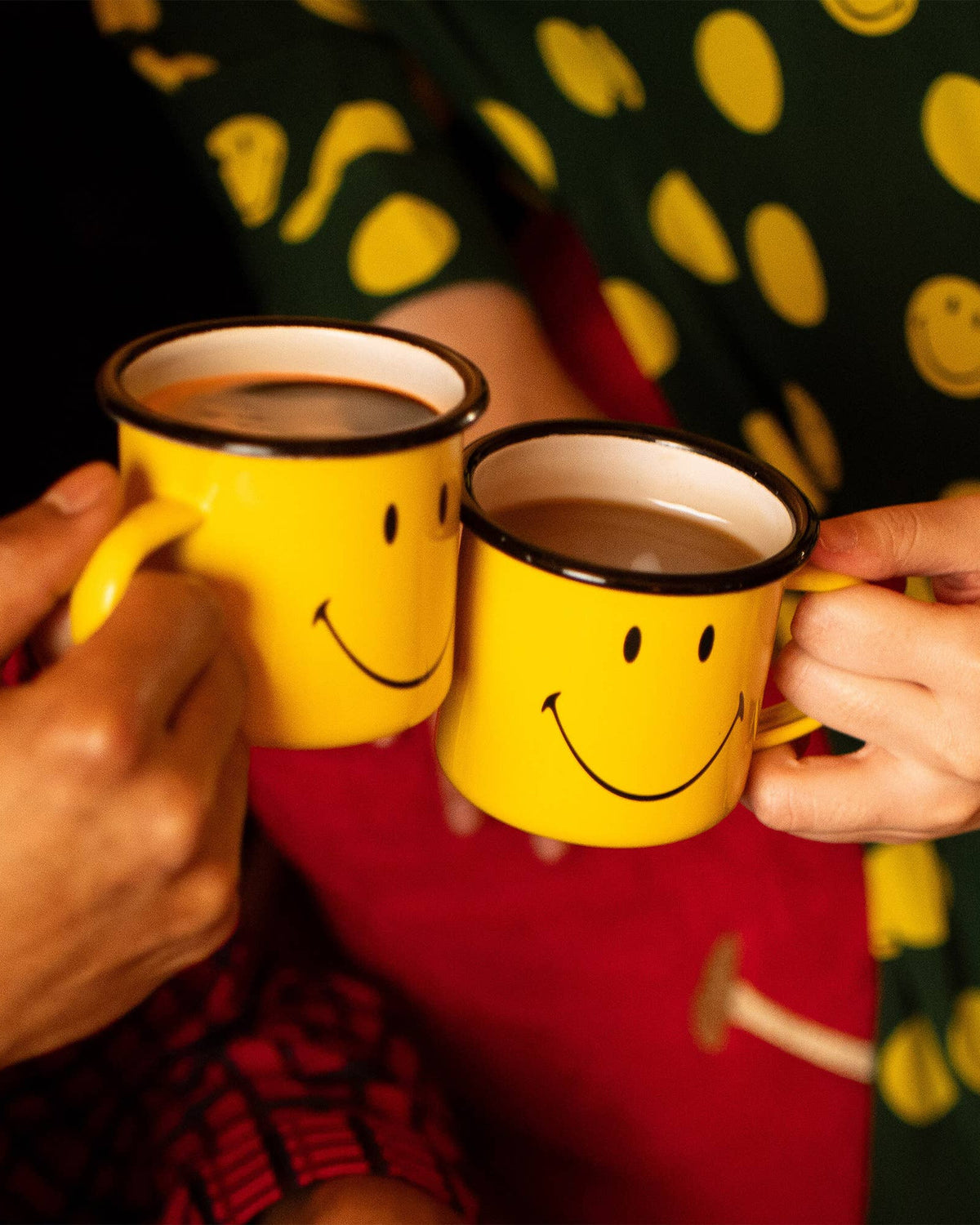 Smiley Enamel Mug
