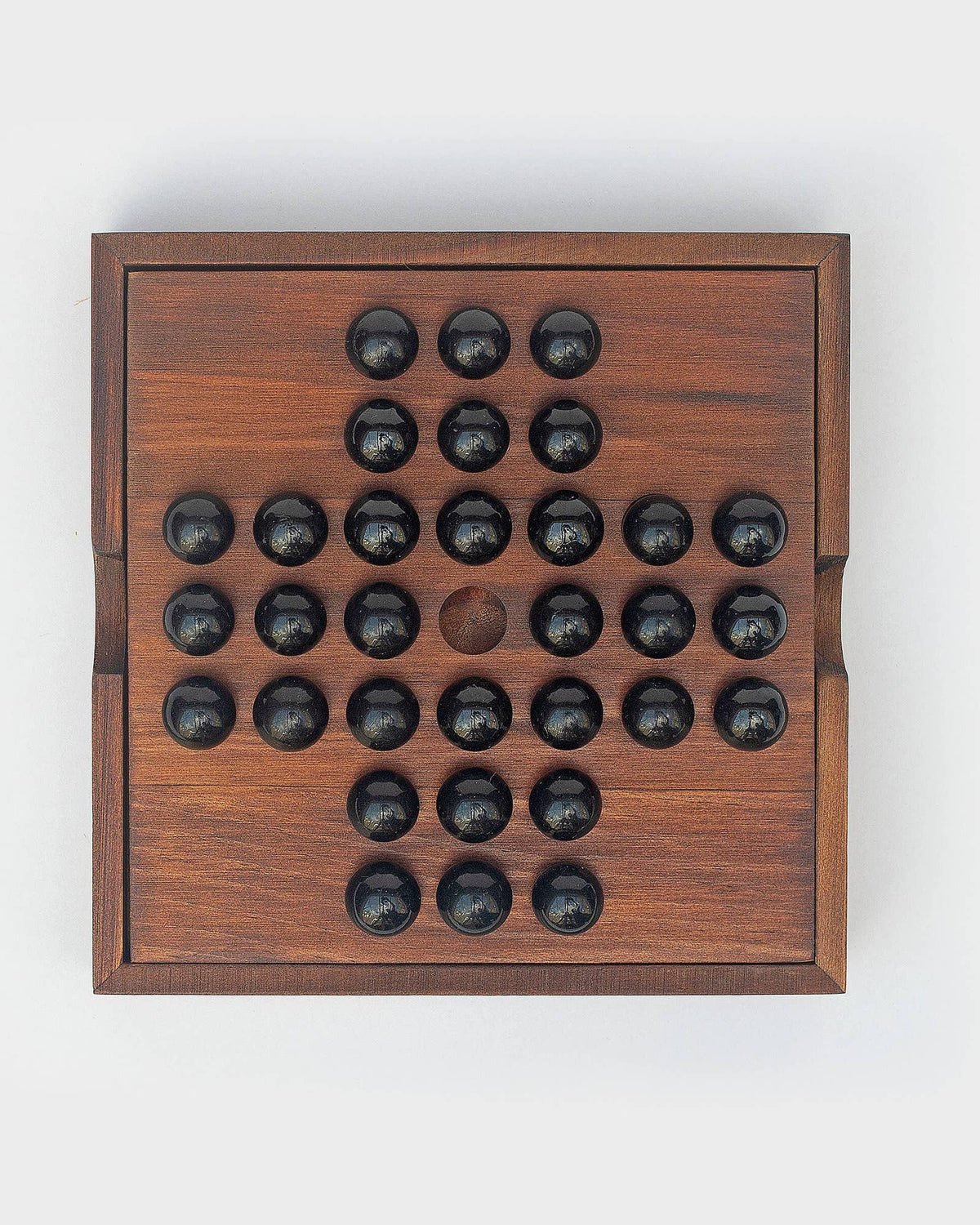 Iron & Glory Wooden Solitaire Game