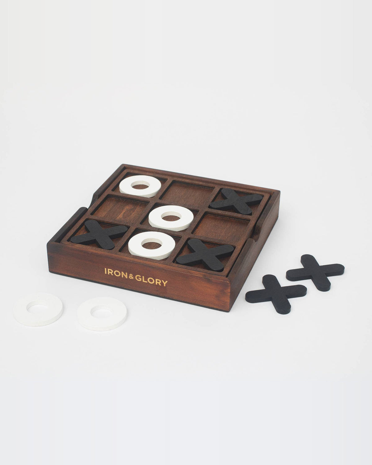 Iron & Glory Wooden Noughts & Crosses