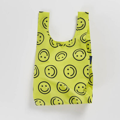 Yellow Happy Smiley | Reusable Bag | Baby Baggu