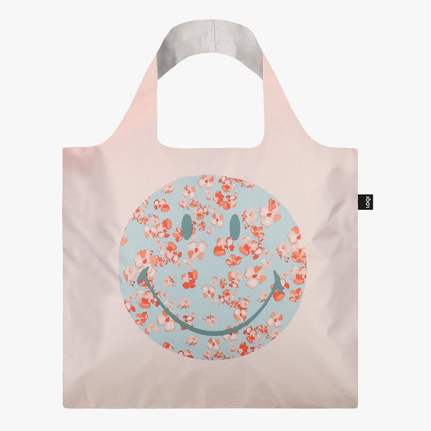 Smiley Blossom | Recycled Reusable Bag | LOQI