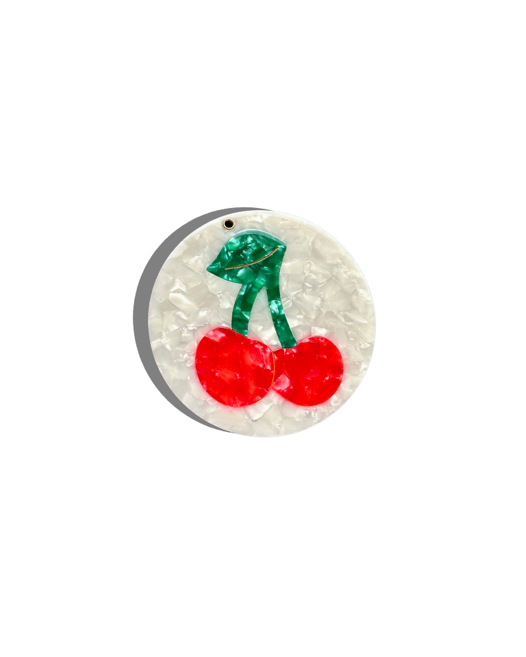 Hand-painted Cherry Compact Mirror | Solar Eclipse | Mirrors