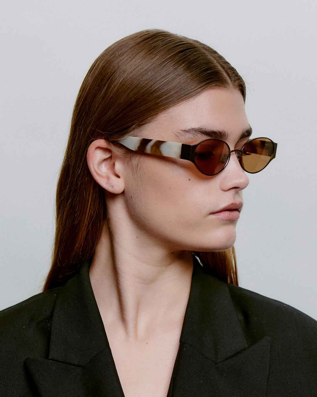 Matte Brown Cookie Dough Bella Sunglasses