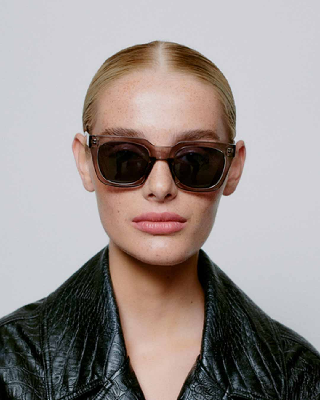 Grey Transparent Nancy Sunglasses