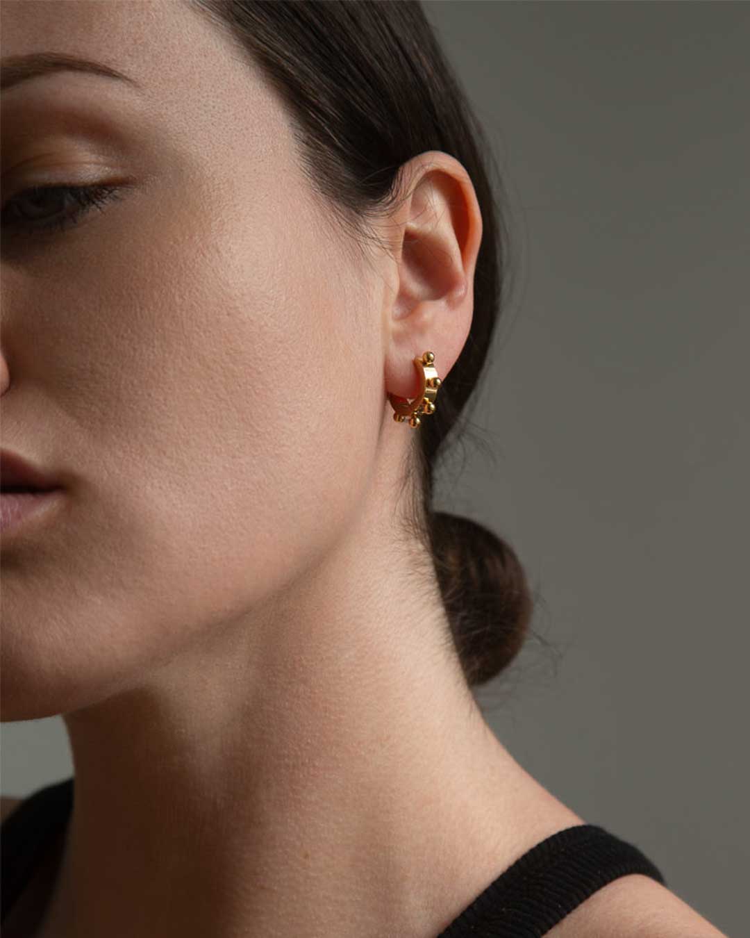 Gold Bessie Hoops