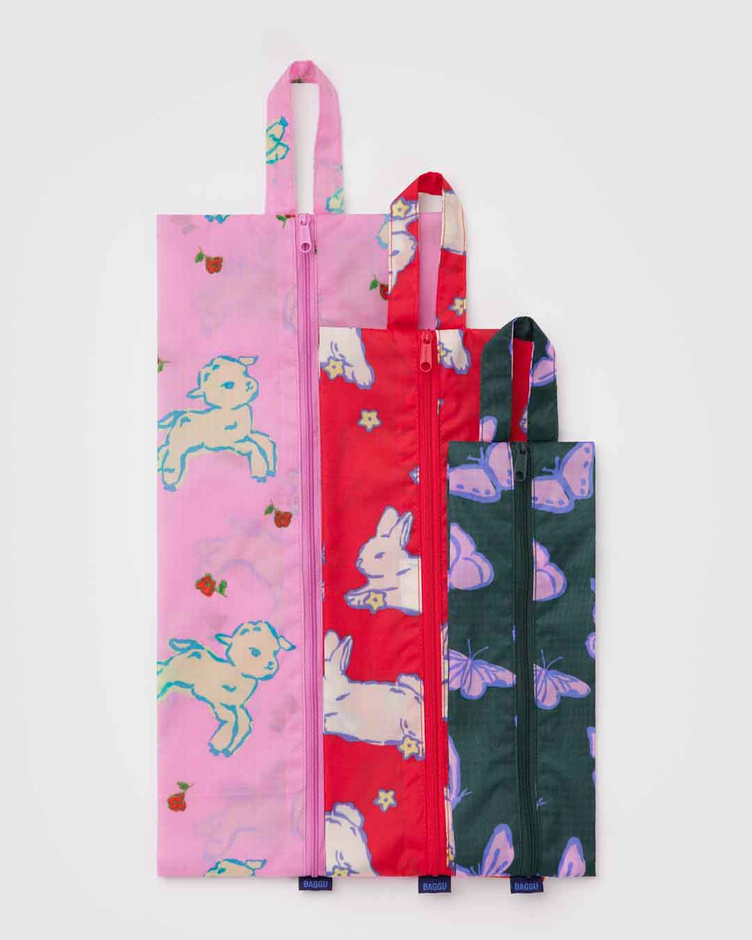 Spring Animals 3D Zip Set