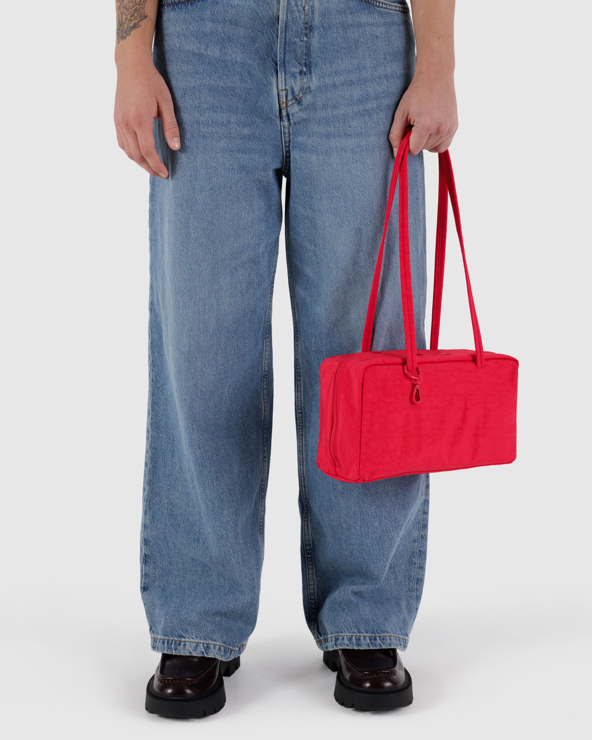 Candy Apple Nylon Bowler Bag