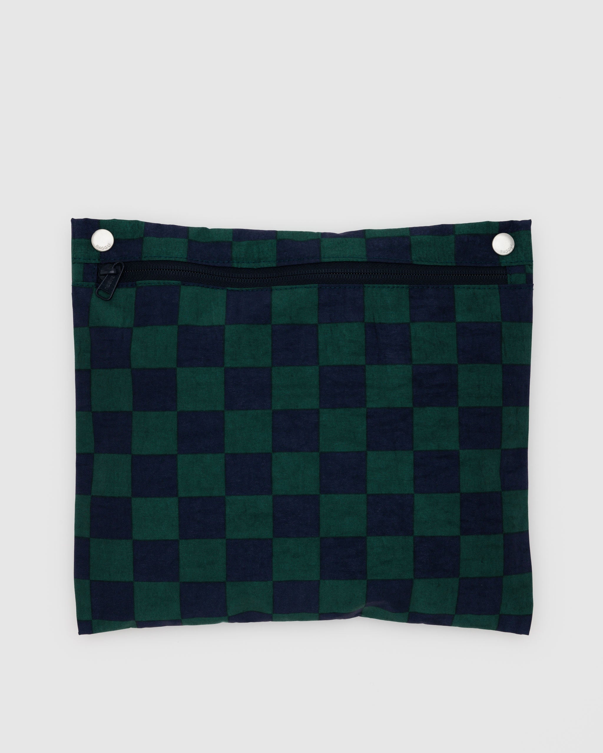 Navy Green Check Cloud Carry-on