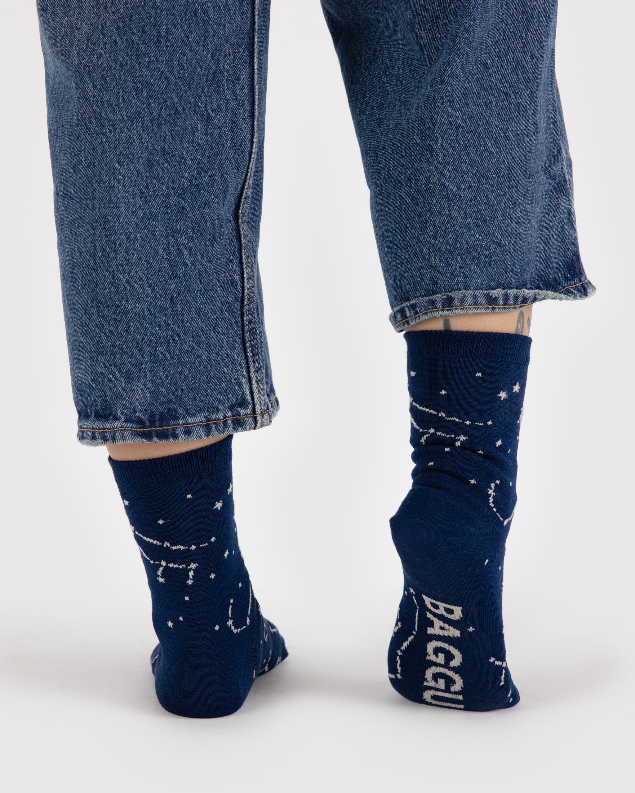 Constellation Midnight Crew Sock