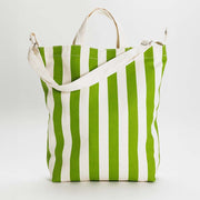 Green Awning Stripe | Duck Bag | Baggu