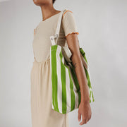 Green Awning Stripe | Duck Bag | Baggu