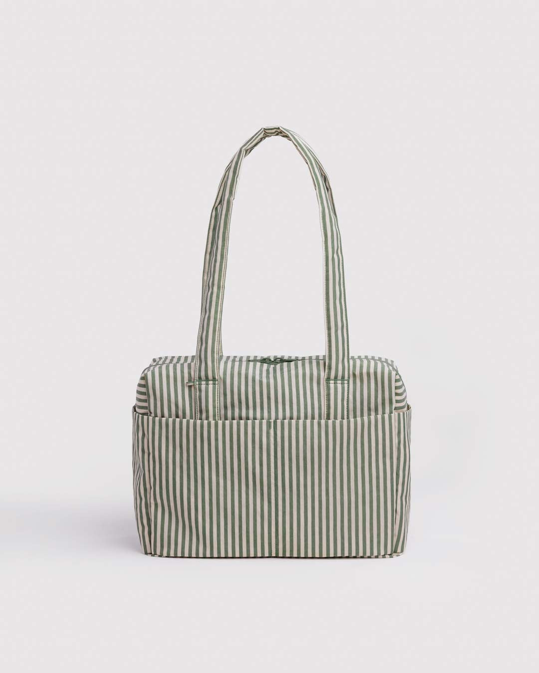 Sage Stripe Everyday Cloud Bag