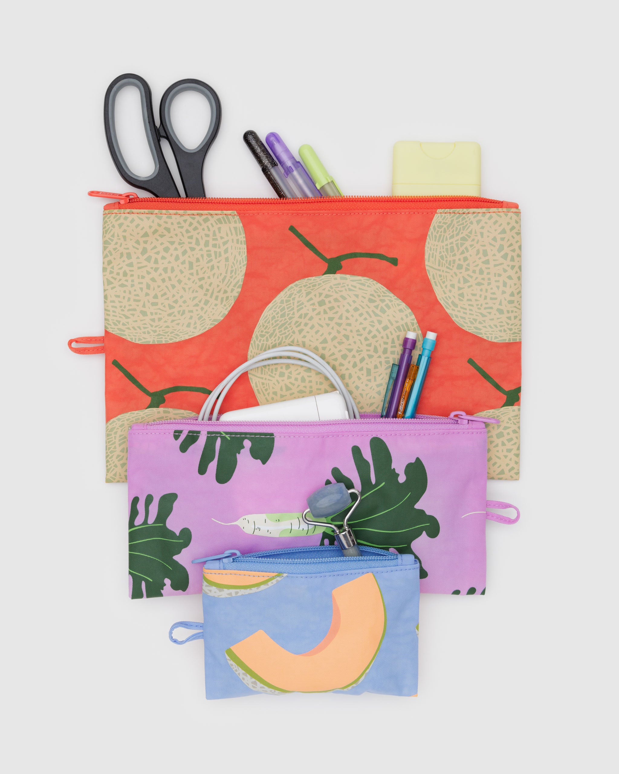 Japanese Produce Flat Pouch Set