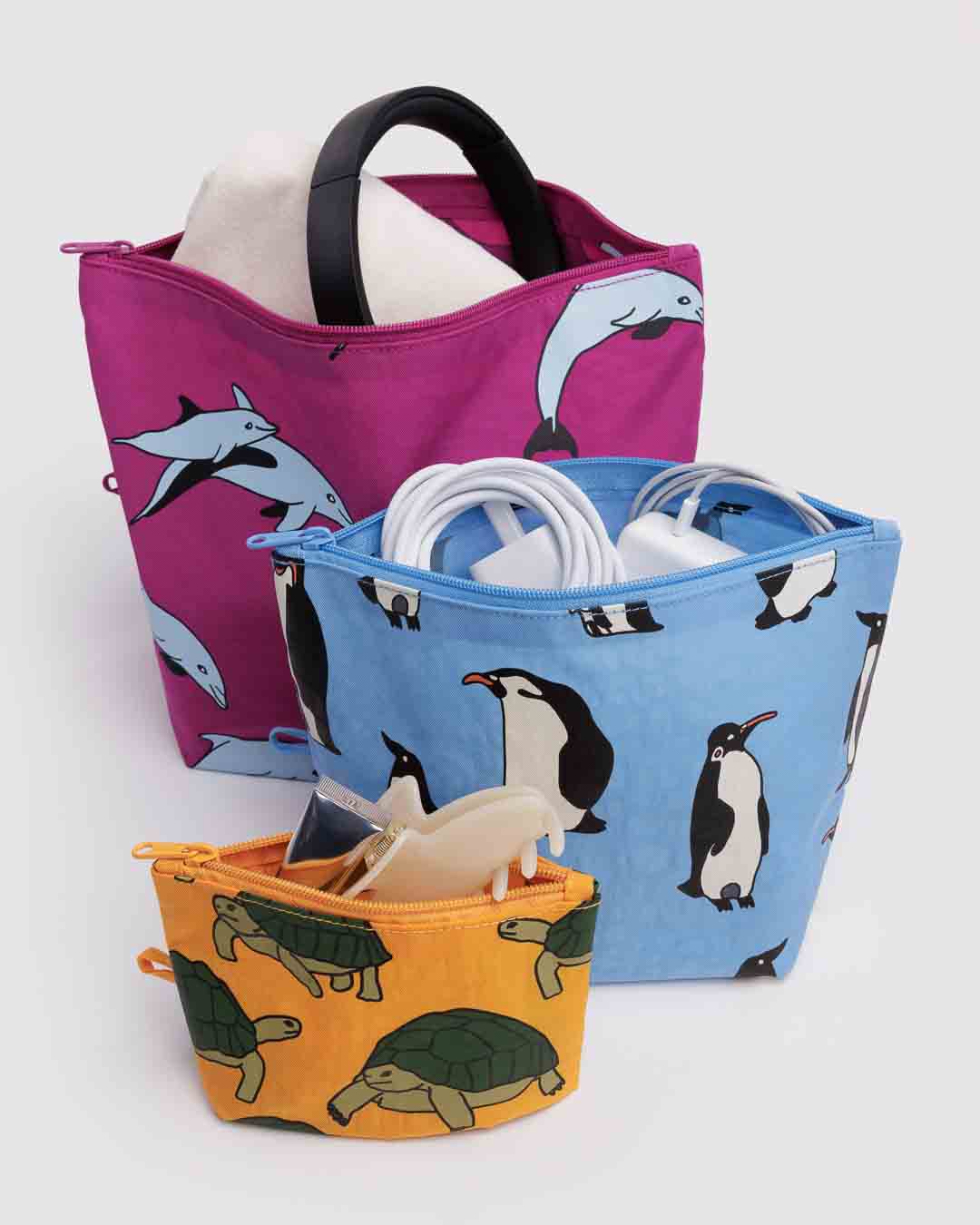 Vacation Animals Go Pouch Set BAGGU