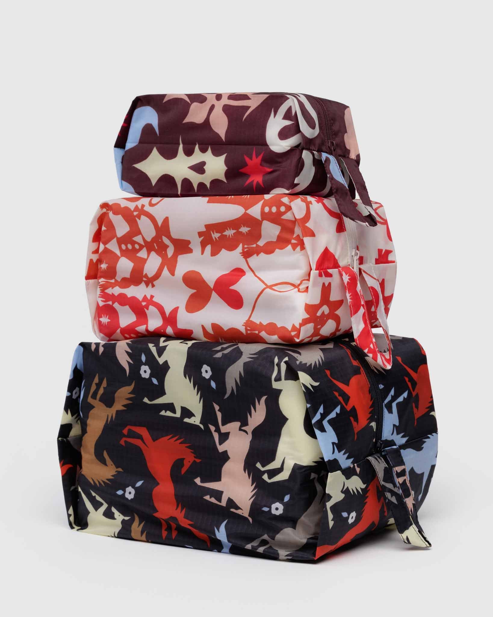Baggu 3D Zip Set ポーチ　Get Ready With Me BAGGU Get Ready With Me 3D Zip Set
