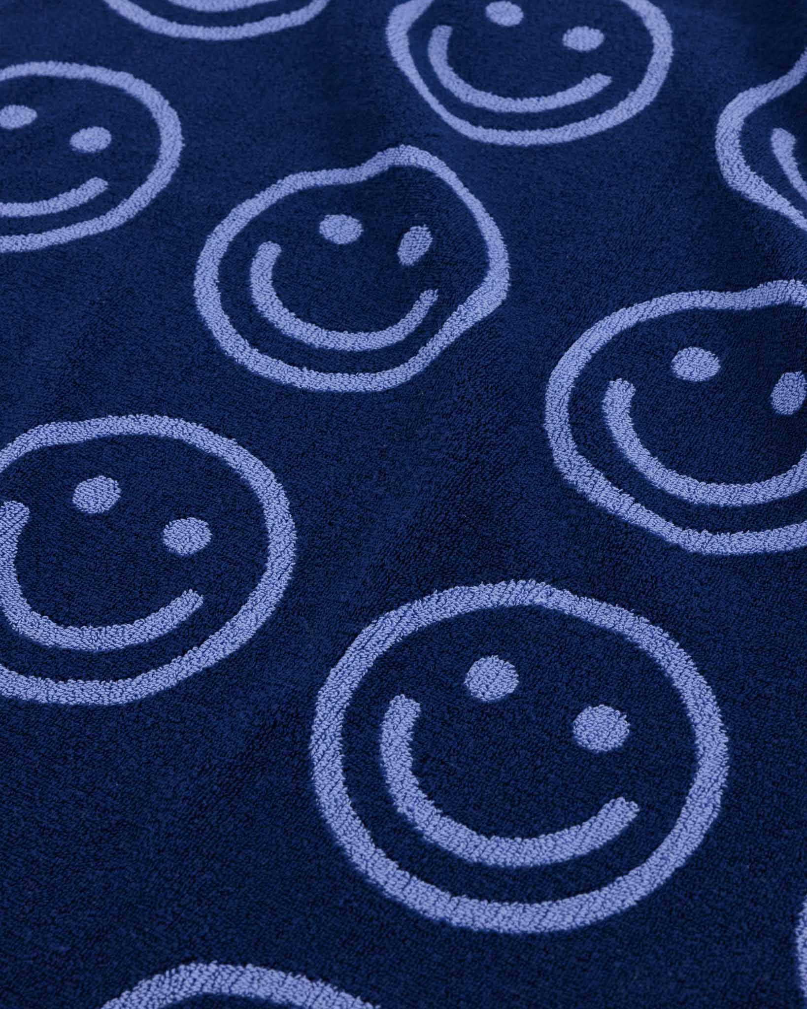 Happy Towels Happy Blue Marigold Mix Hand Towel Set Of Two | BAGGU | Towels
