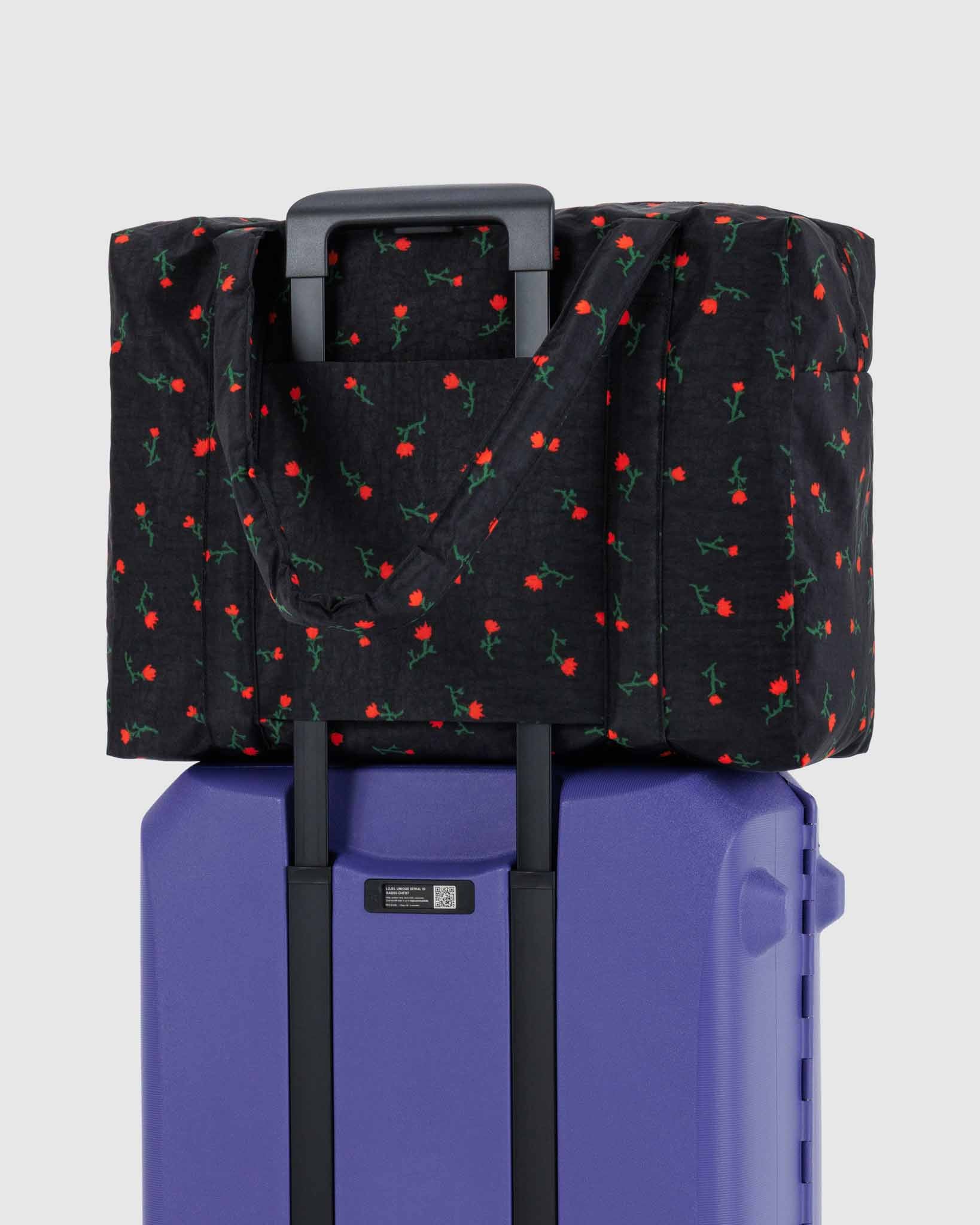 BAGGU Painted Wildflower cloud carry-on