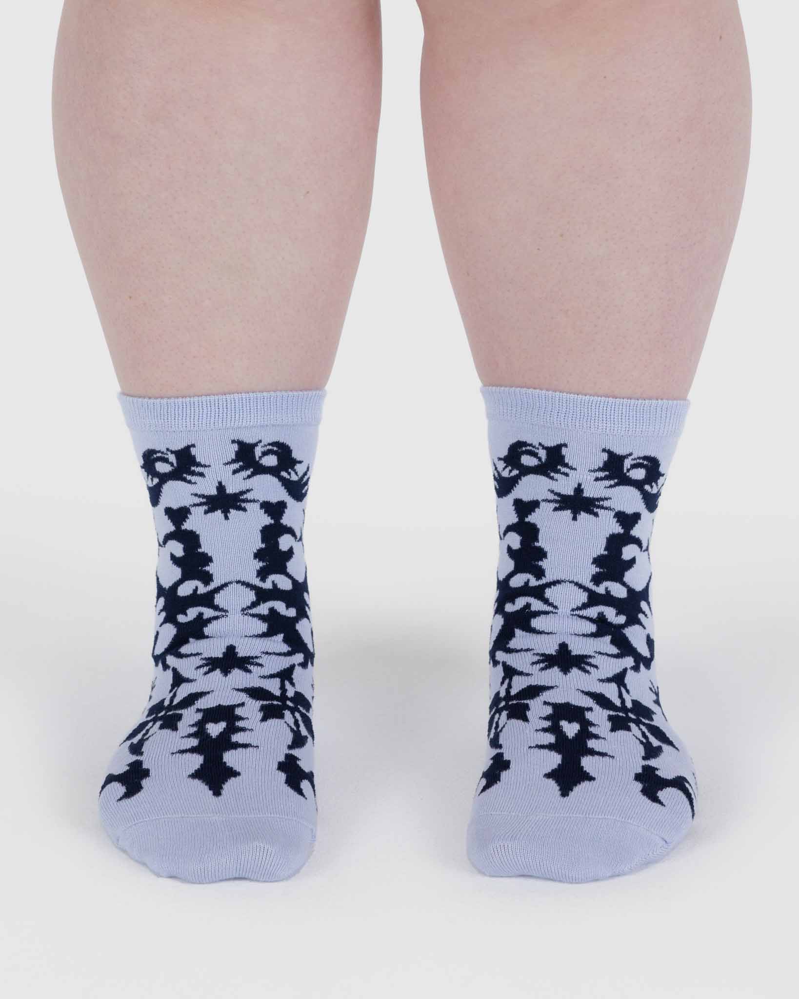 BAGGU Western Cut-Outs crew sock | BAGGU | Socks