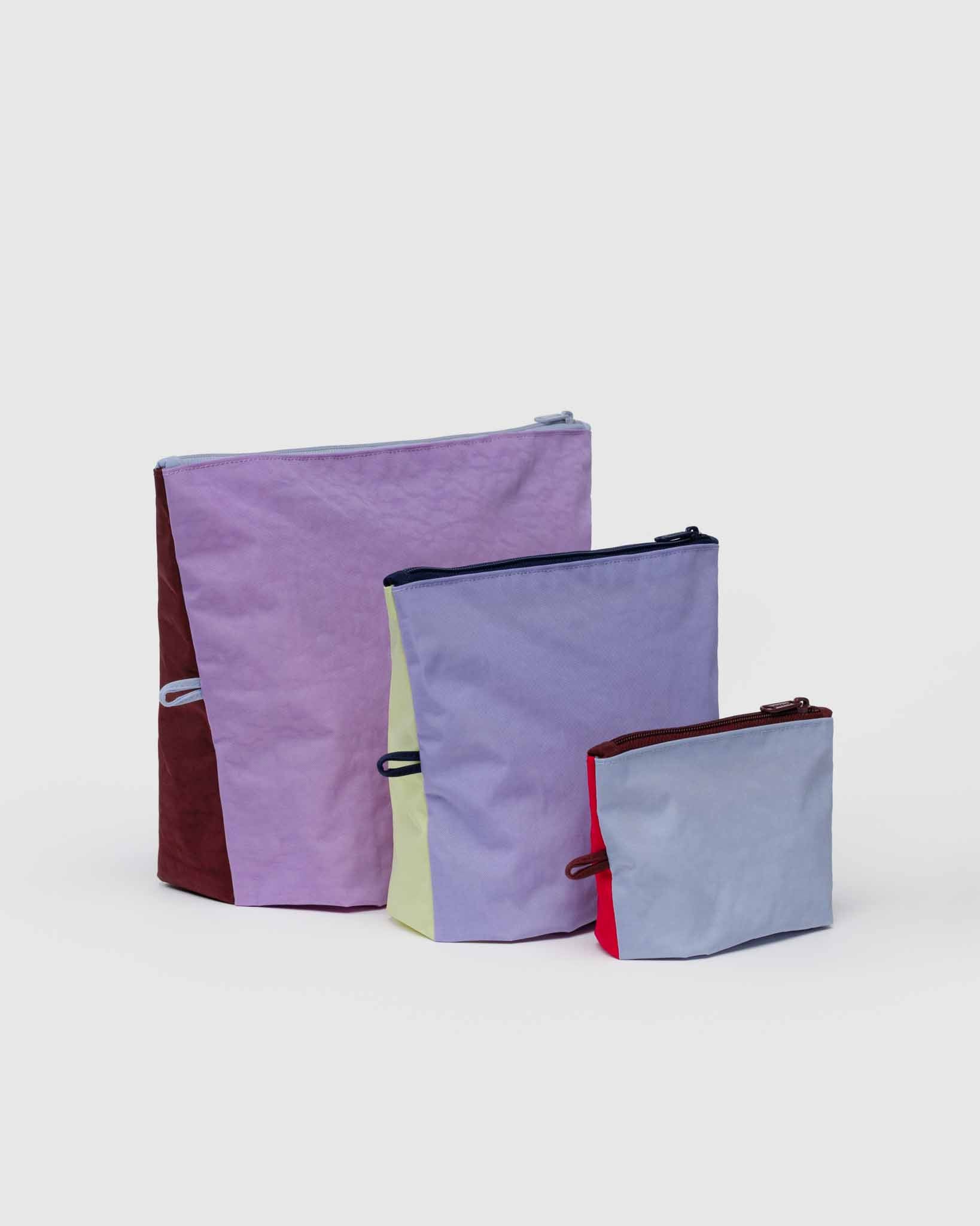 BAGGU Kaleidoscope Mix go pouch set