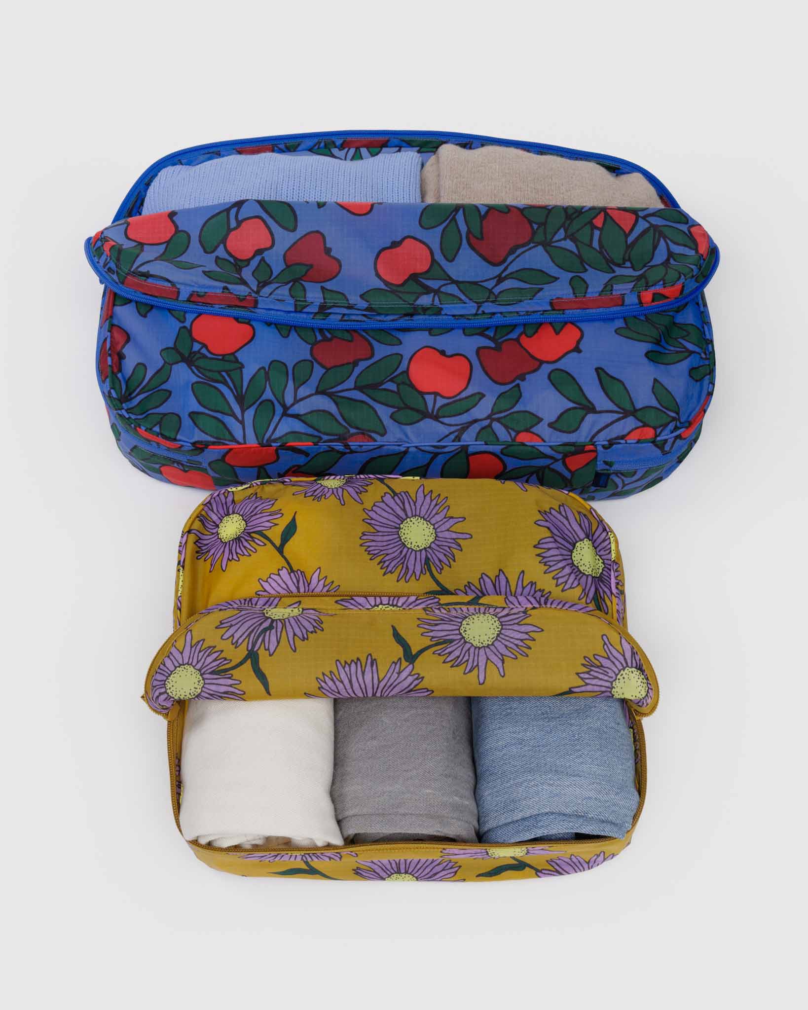 BAGGU Night Orchard Large Packing Cube Set