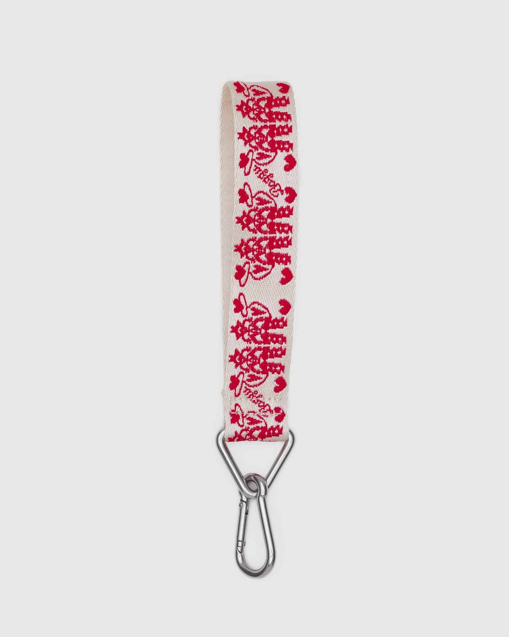 BAGGU Cowgirl logo keychain