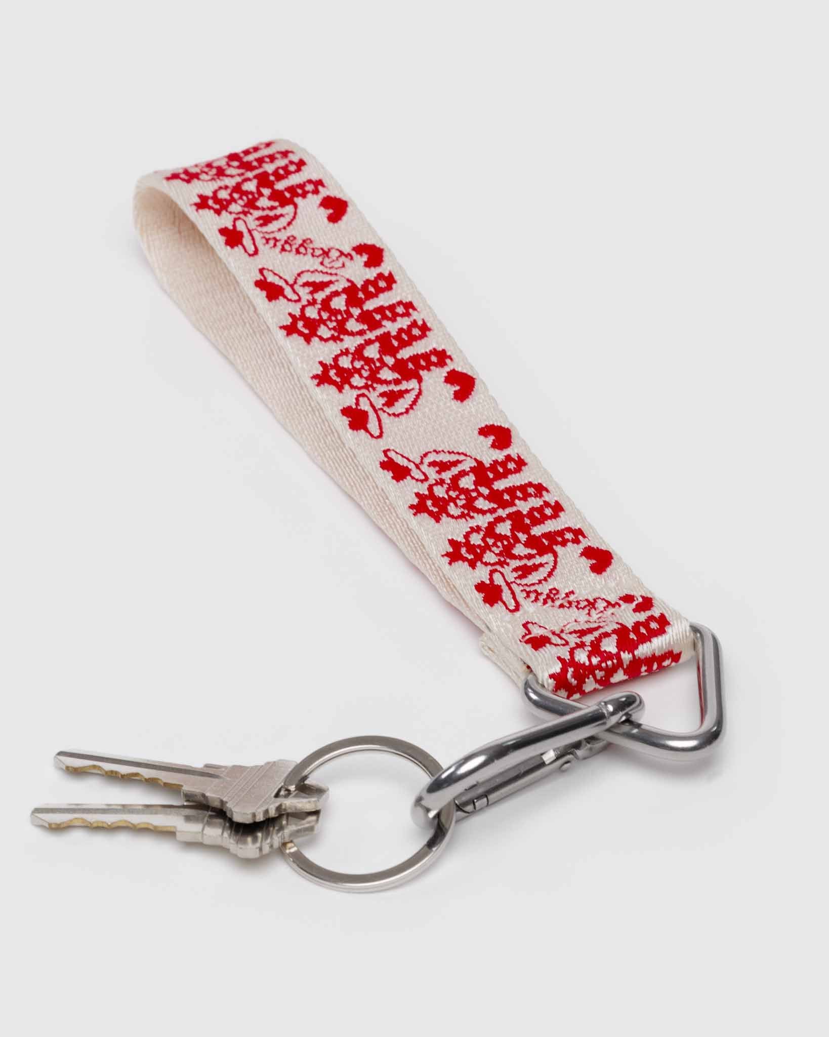 BAGGU Cowgirl logo keychain