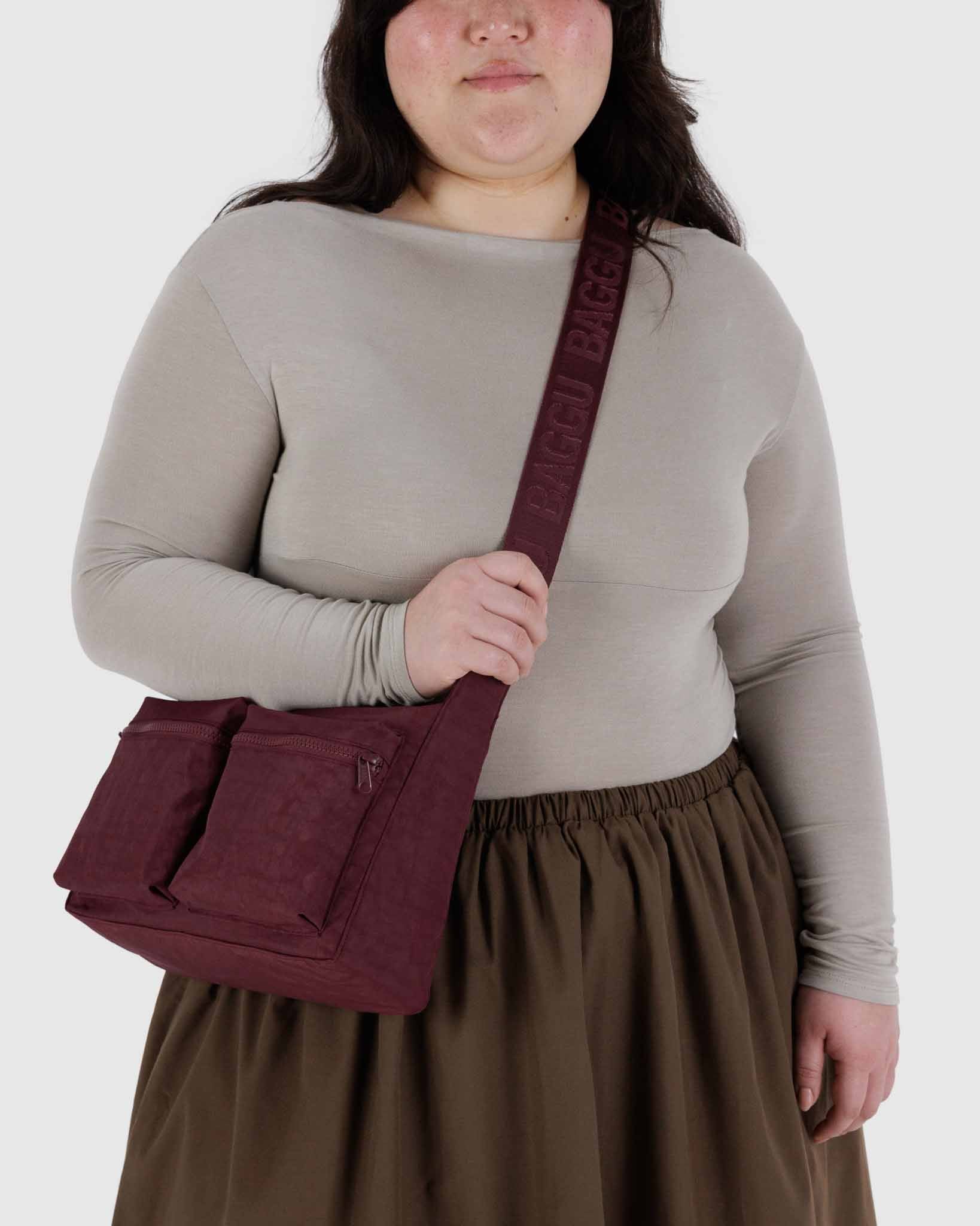 Mahogany Medium Cargo Crossbody BAGGU