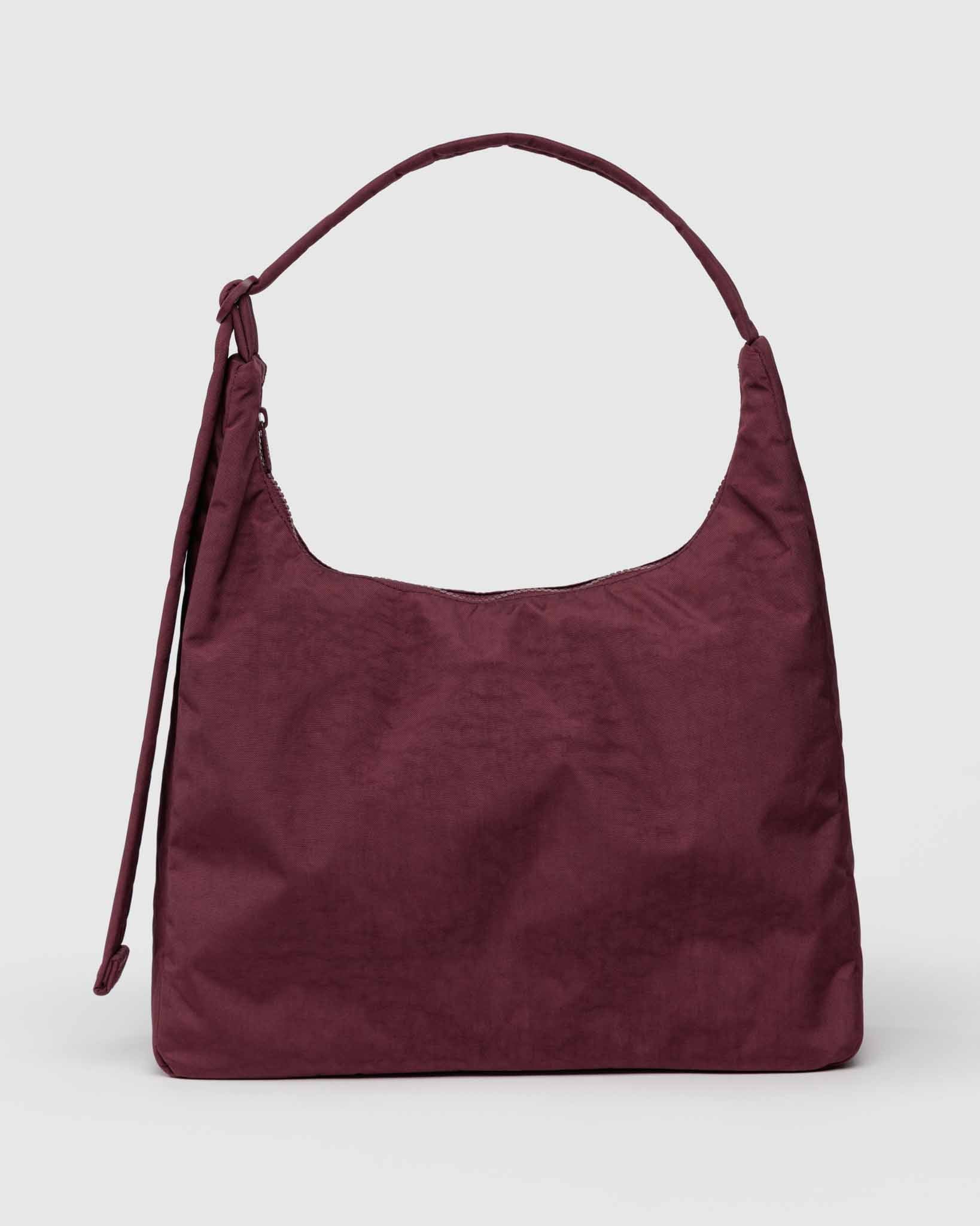 BAGGU Mahogany nylon shoulder bag