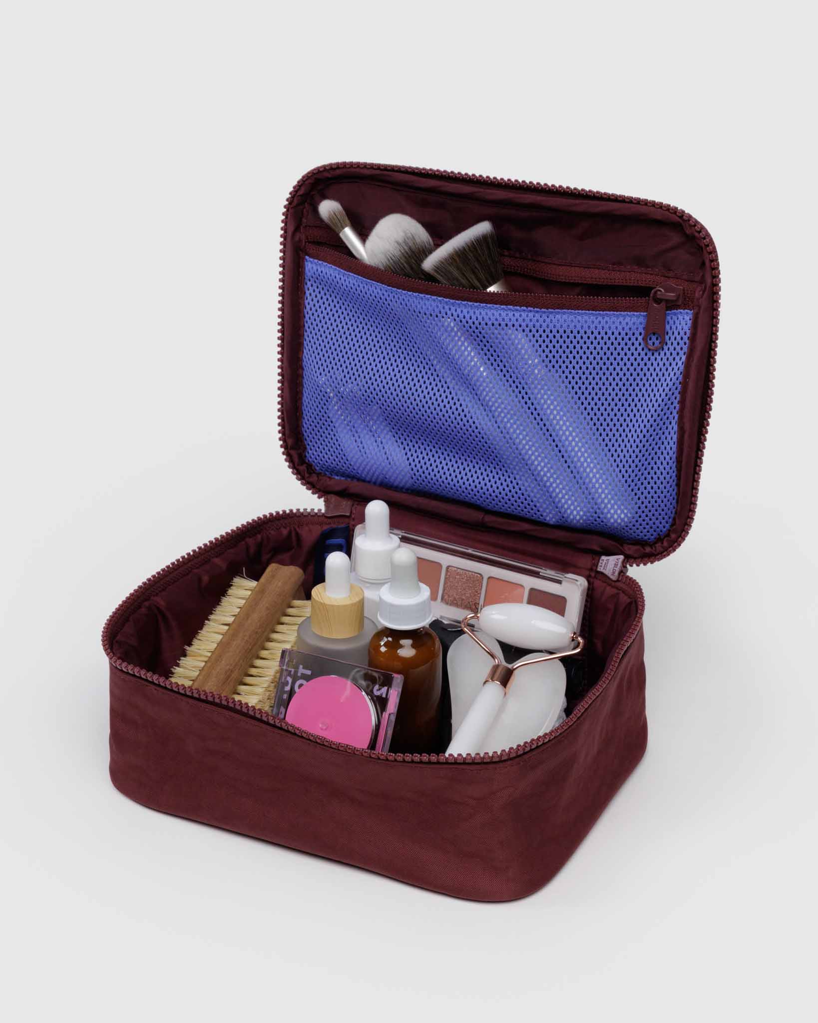 Mahogany small cosmetic case BAGGU