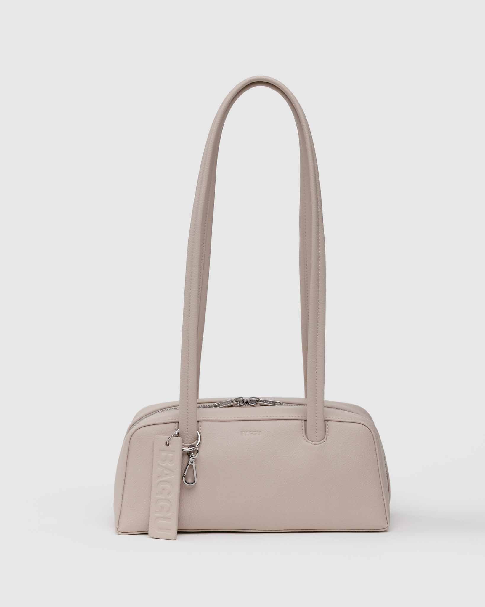 Stone Small Recycled Leather Bowler Bag