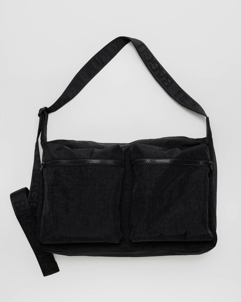 Black cross body bag large 2025