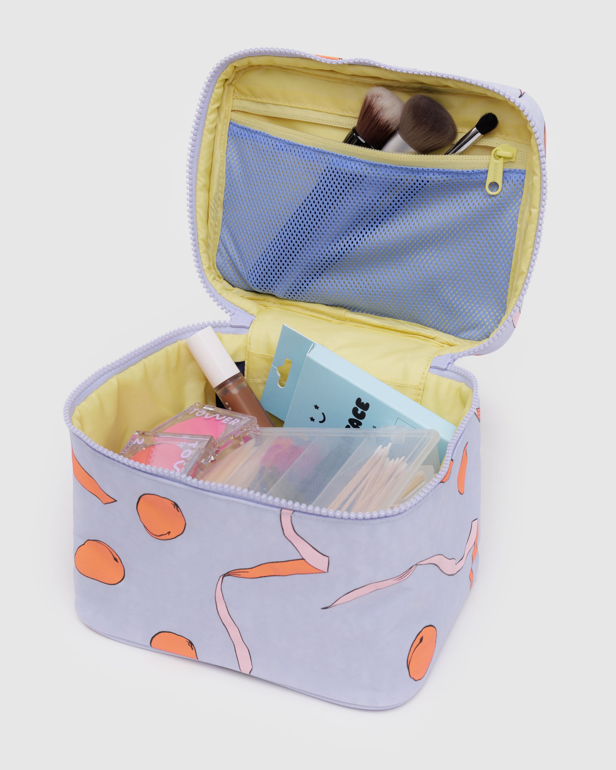 Apricots & Ribbons Large Cosmetic Case