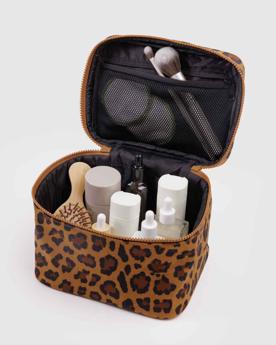Leopard Large Cosmetic Case
