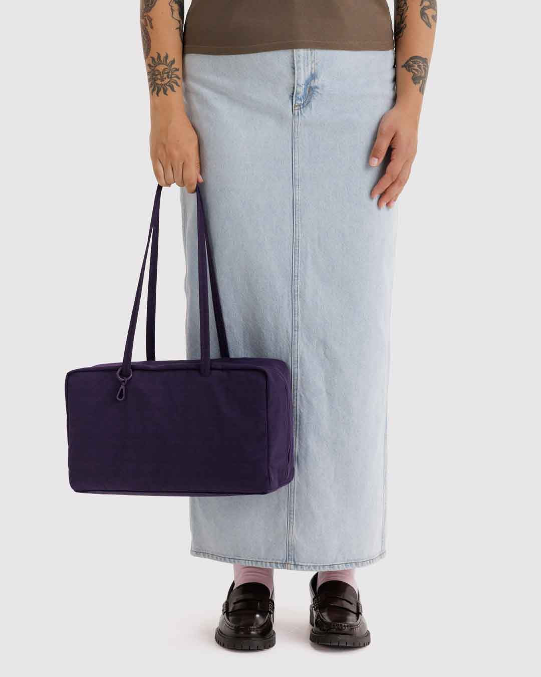 Fig Medium Nylon Bowler Bag