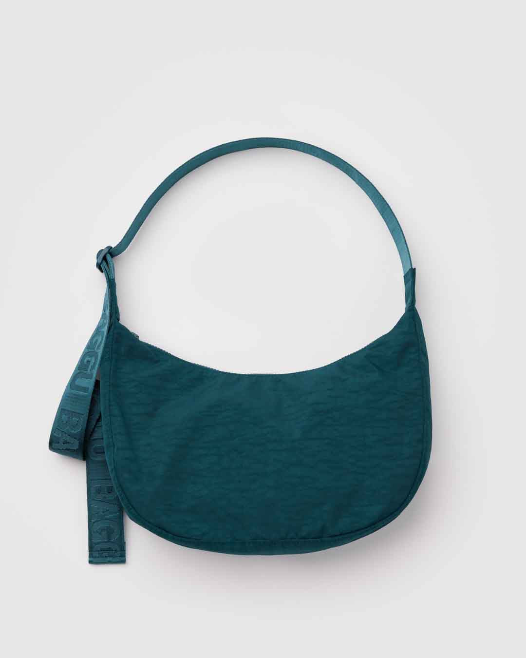 Leopard Medium Nylon Crescent Bag