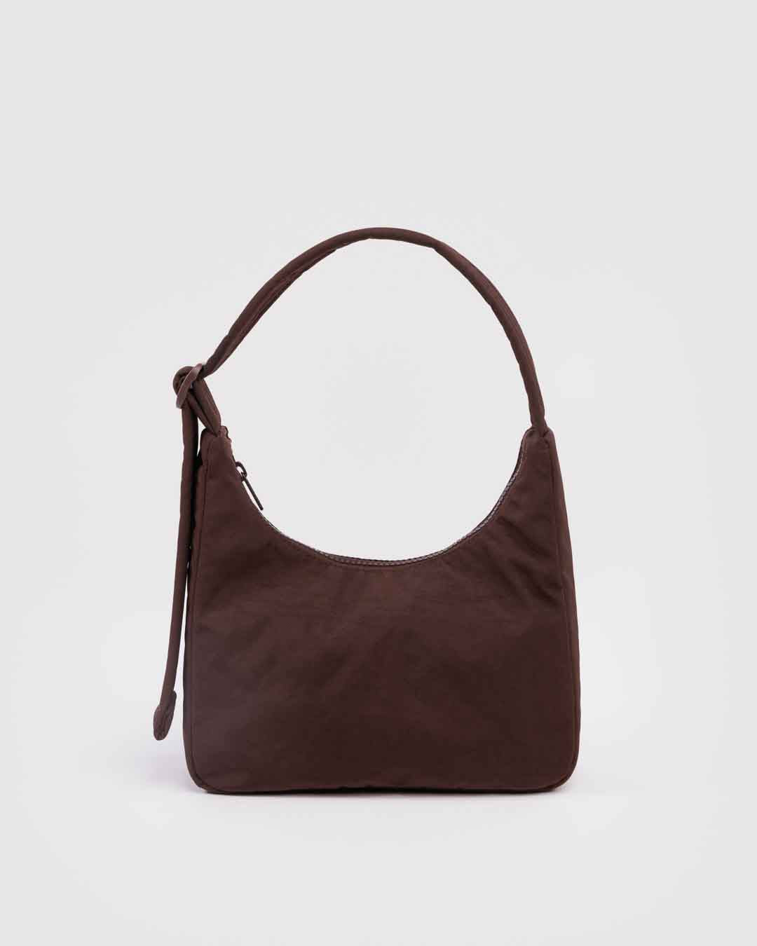 BAGGU Black Mini Nylon Shoulder Bag