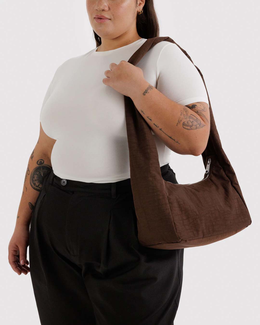 Coffee Nylon Meringue Bag BAGGU
